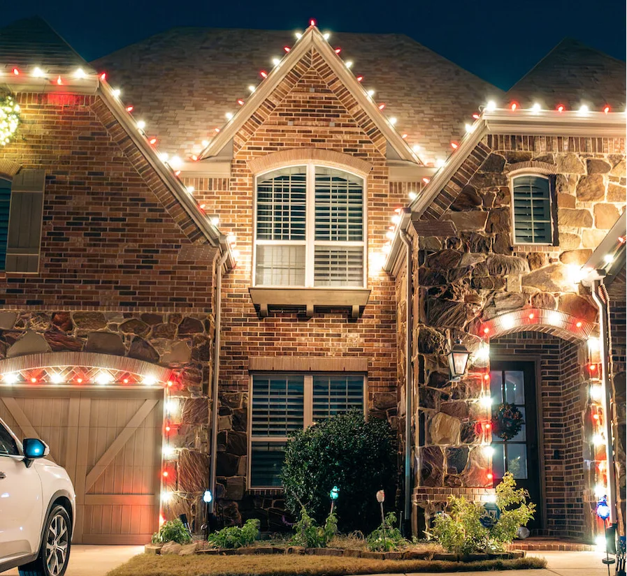 Christmas Light Installation in Fort Worth