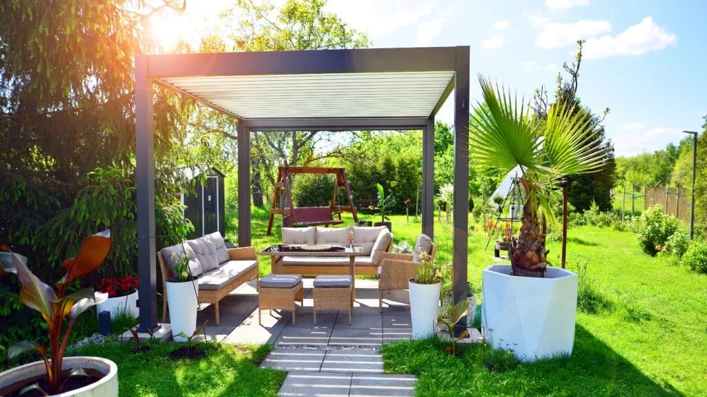 Arlington TX pergola installation enhancing outdoor living space