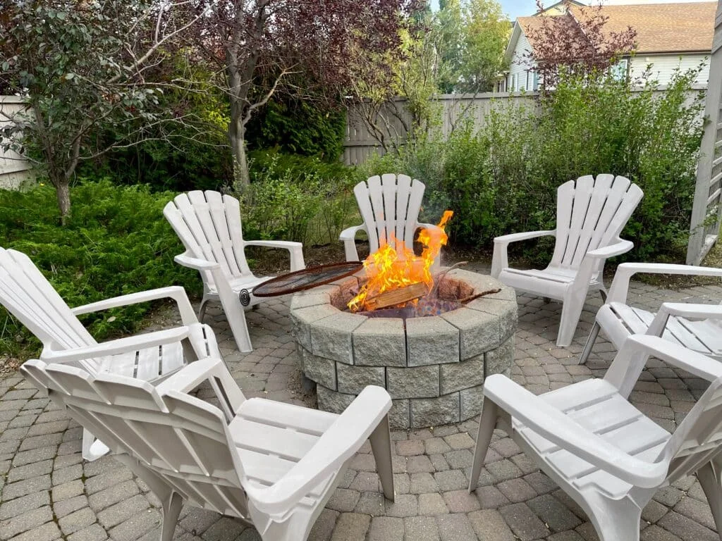 Expert fire pit installation in Arlington TX backyard