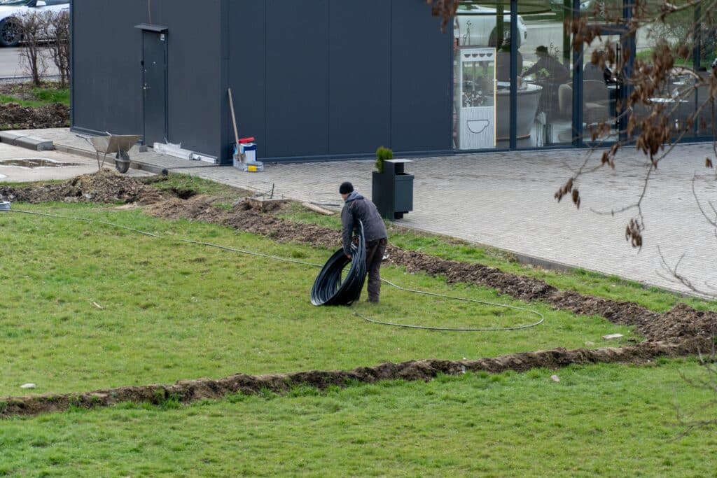 Professional drainage solutions preventing lawn flooding in Arlington Texas